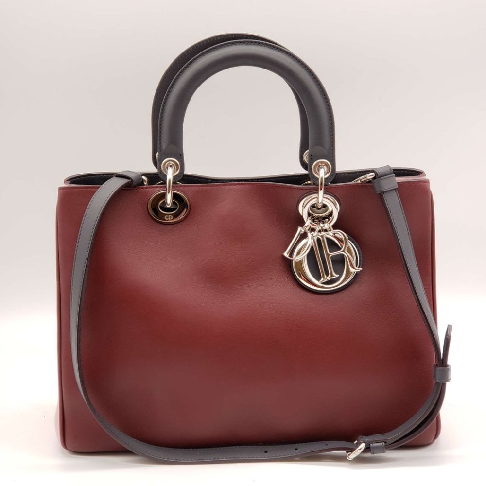 100% Authentic Christian Dior Diorissomo Smooth Calfskin Shoulder Bag